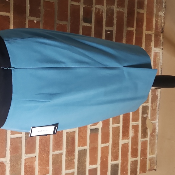 NWT Nine West Light Blue Satin Lined Blazer W Matching Skirt Set, Size 2 - Picture 8 of 11